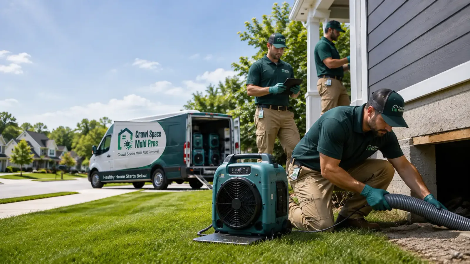 Crawl Space Mold Removal in Granville, ND